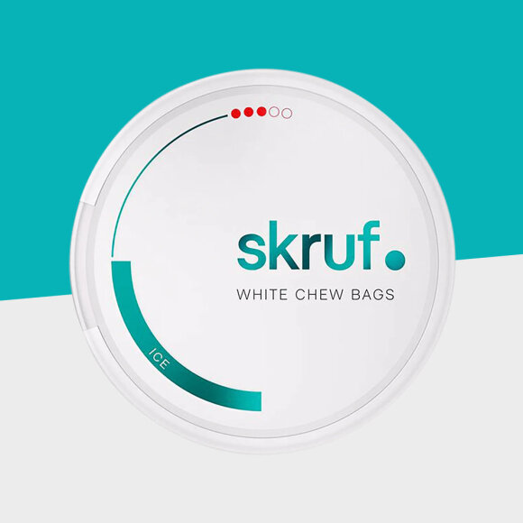 Skruf #3 – 12mg/g – Ice White Chew Bags