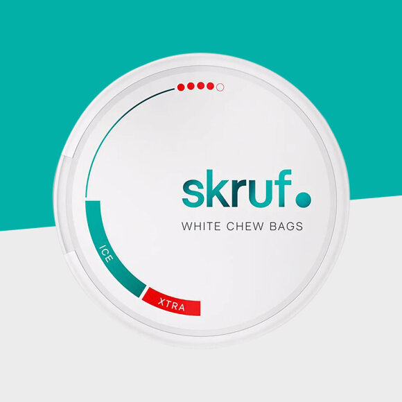 Skruf #4 Xtra – 13mg/g - Ice White Chew Bags