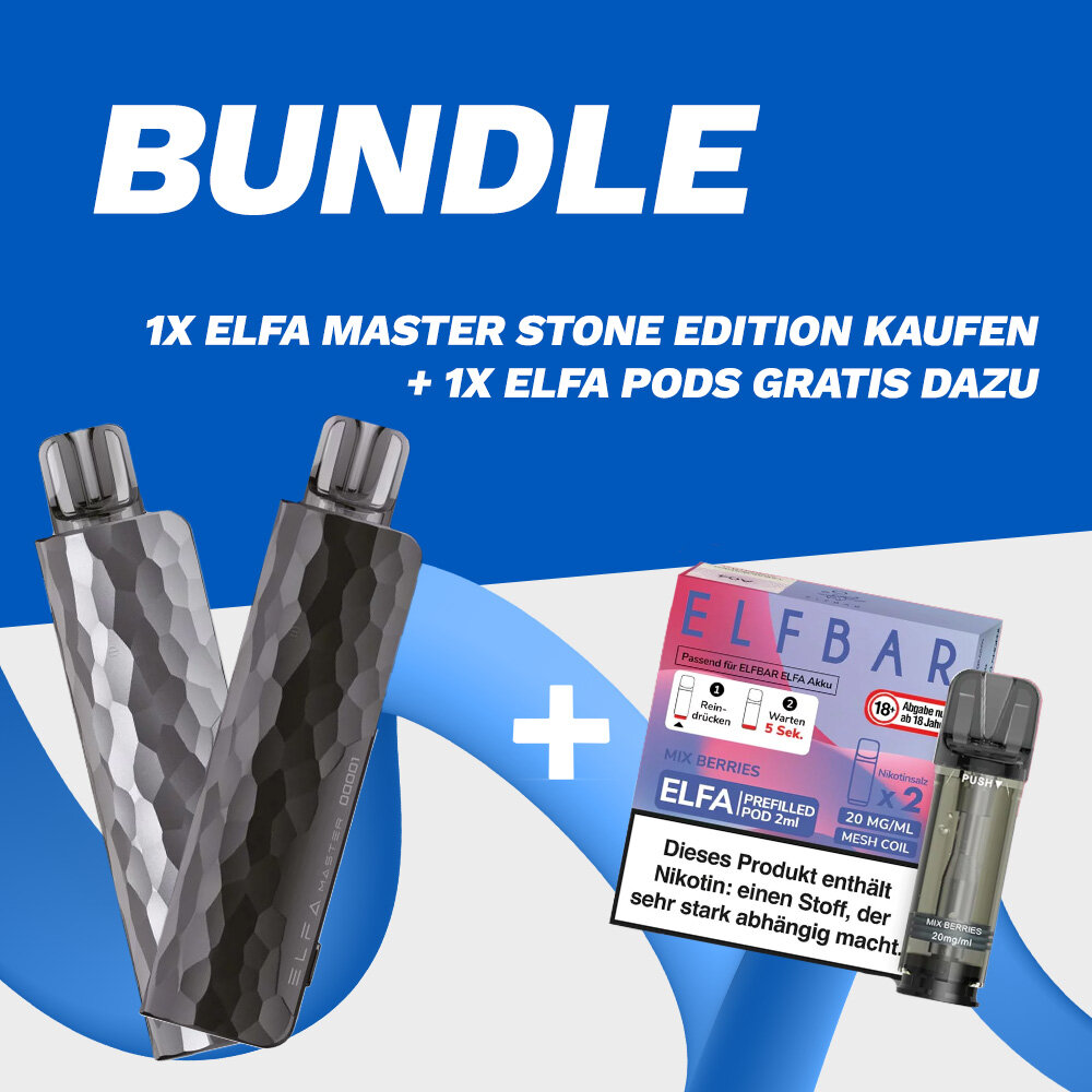 elfbar elfa master akku SPARSET: LIMITIERTE ELFA Master + GRATIS Pods