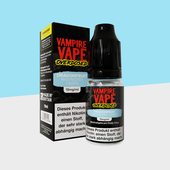 Vampire Vape Overdosed - Dragonfruit Raspberry Grape 10mg/ml - E-Liquid