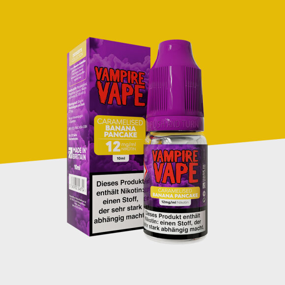 Vampire Vape Desserts - Caramalised Banana Pancake 12mg/ml - E-Liquid