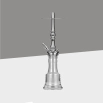 Moze Shisha Tradi M - Silver - Standard Glas