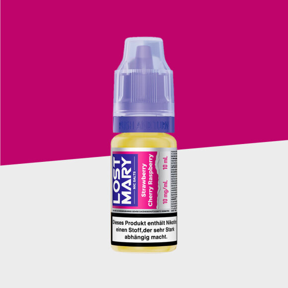 Lost Mary Nic Salts - Strawberry Cherry Raspberry 10mg/ml - E-Liquid