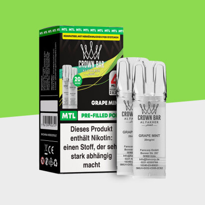 Al Fakher Crown Bar 600 – Grape Mint – MTL -...