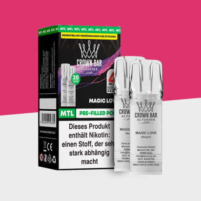 Al Fakher Crown Bar 600 – Magic Love – MTL -...