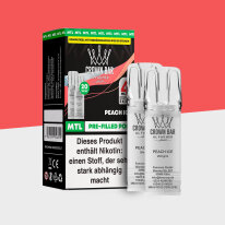 Al Fakher Crown Bar 600 – Peach Ice – MTL -...