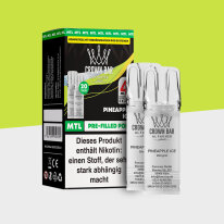 Al Fakher Crown Bar 600 – Pineapple Ice – MTL...