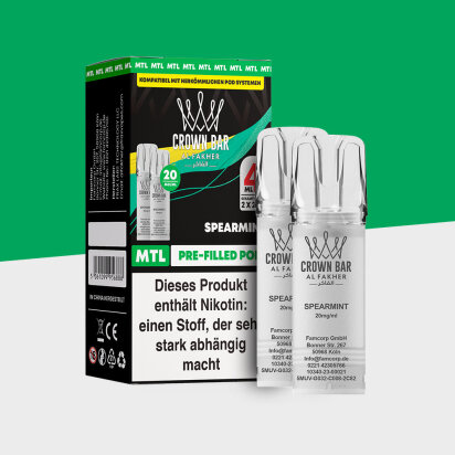 Al Fakher Crown Bar 600 – Spearmint – MTL -...