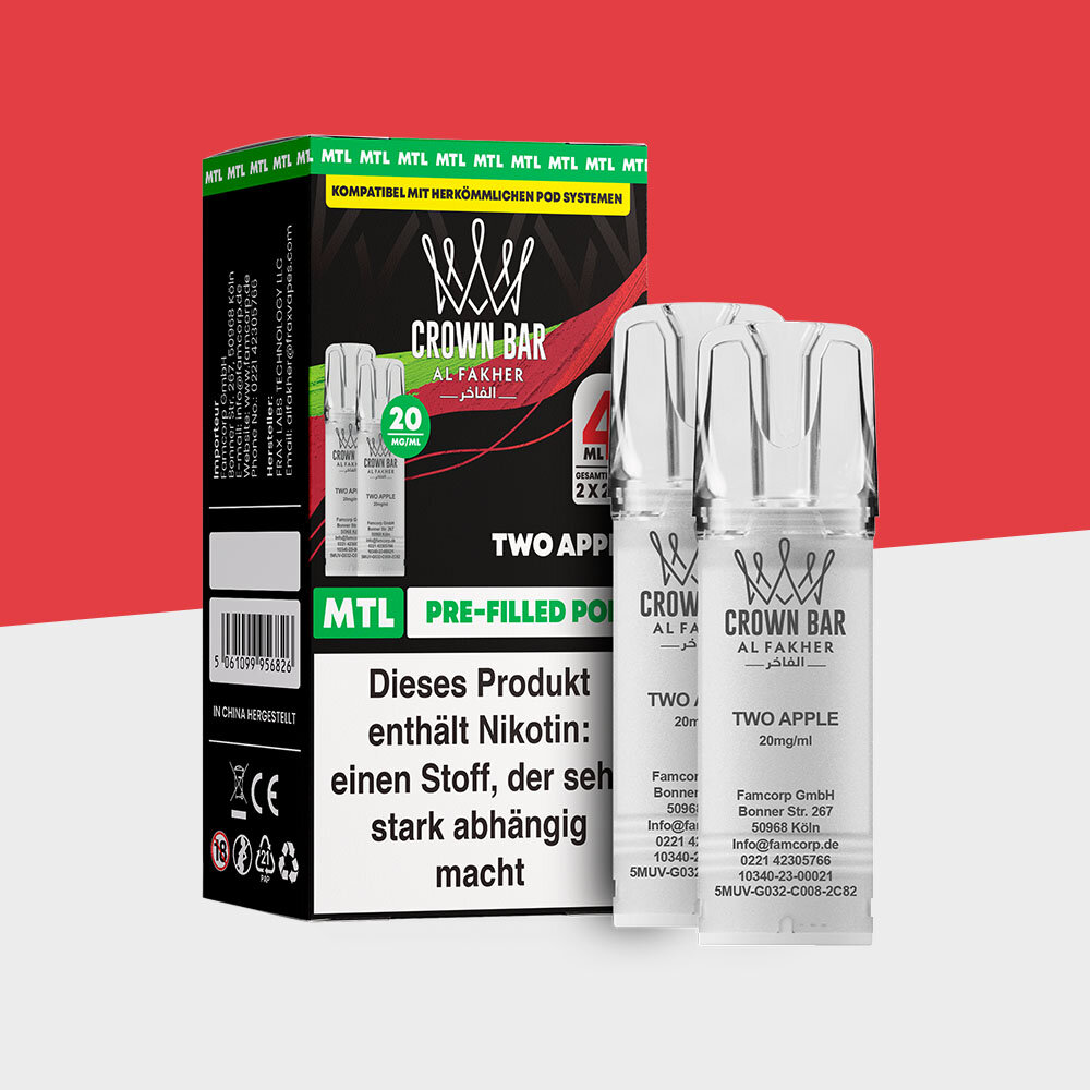 elfbar elfa master akku Best Al Fakher Two Apple Crown Bar 8000 Puffs Disposable main image 1