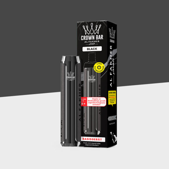 Al Fakher Crown Bar Pod 600 – Black - Basisgerät