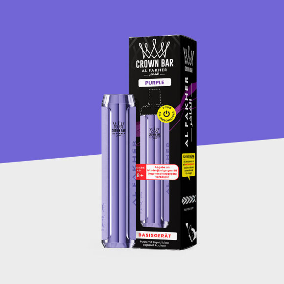 Al Fakher Crown Bar Pod 600 – Purple – Basisgerät