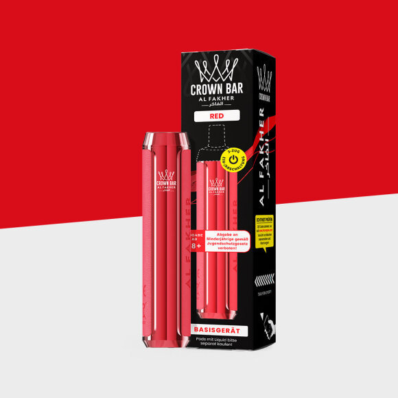 Al Fakher Crown Bar Pod 600 – Red – Basisgerät