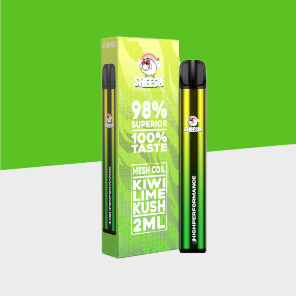 SHEESH True Taste Line - Kiwi Lime Kush - Einweg Vape