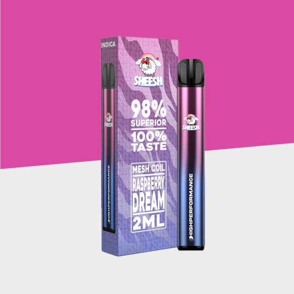 SHEESH True Taste Line - Raspberry Dream - Einweg Vape
