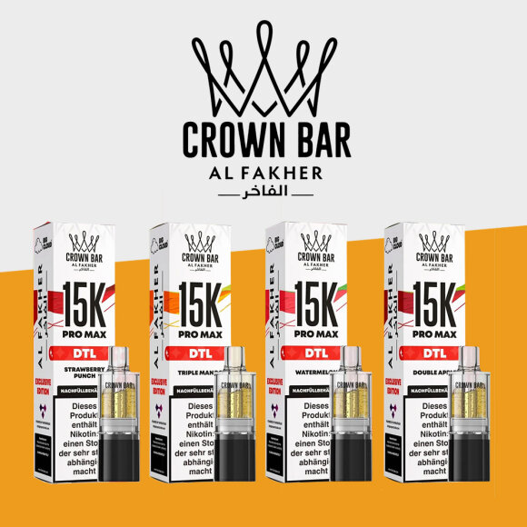 Al Fakher Crown Bar 15K Pro Max – Pod