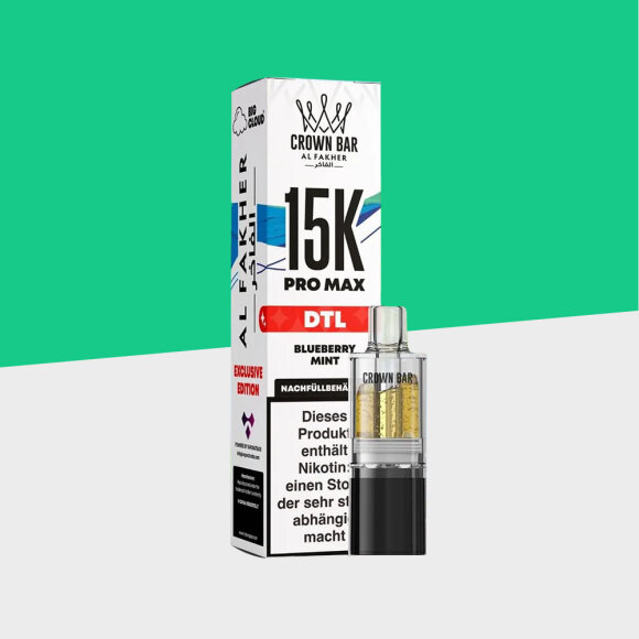 Al Fakher Crown Bar 15K Pro Max - Blueberry Mint – Pod