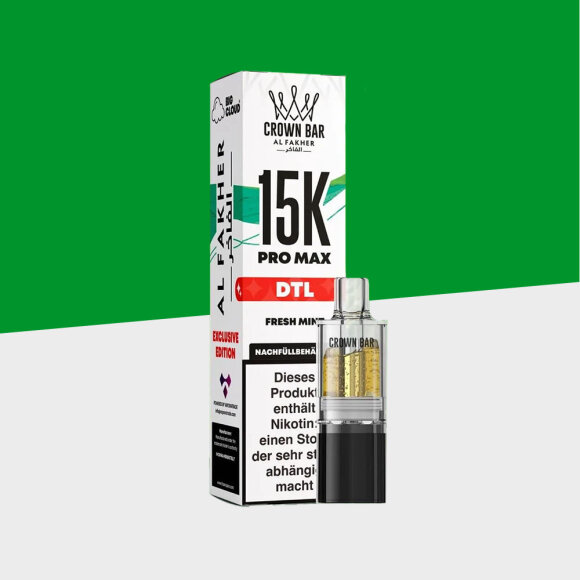 Al Fakher Crown Bar 15K Pro Max - Fresh Mint – Pod