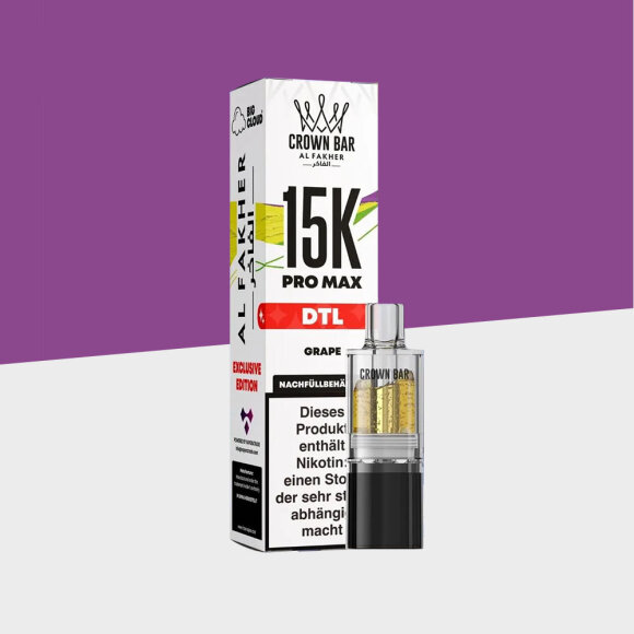 Al Fakher Crown Bar 15K Pro Max - Grape – Pod