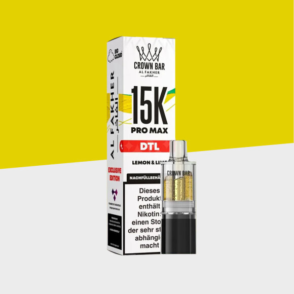 Al Fakher Crown Bar 15K Pro Max - Lemon & Lime – Pod