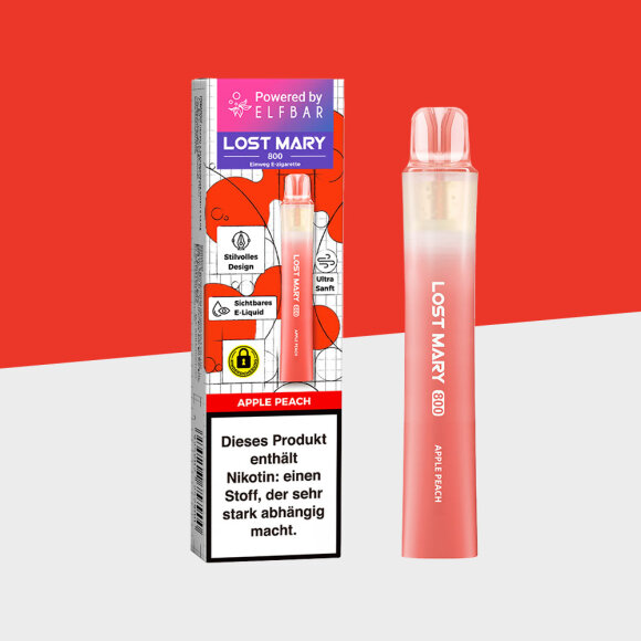 Lost Mary 800 by Elfbar - Apple Peach - Einweg Vape