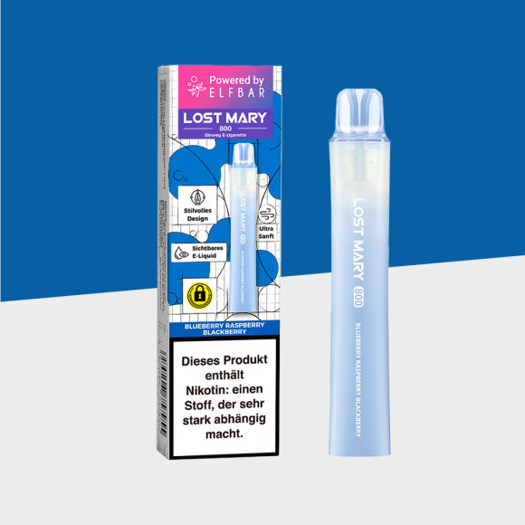 Lost Mary 800 by Elfbar - Blueberry Raspberry Blackberry - Einweg Vape
