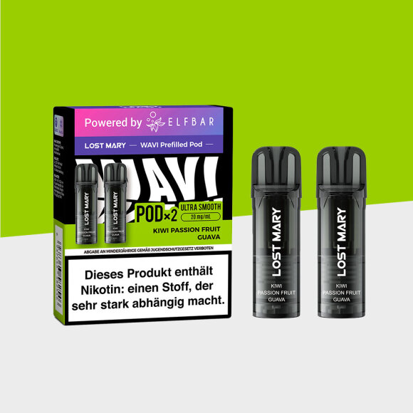 Lost Mary WAVI - Kiwi Passion Fruit Guava - Pod (2er Pack)