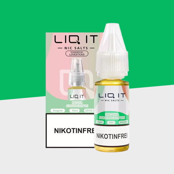 Lovesticks LIQ IT - Matcha Strawberry Ice 0mg/ml - E-Liquid