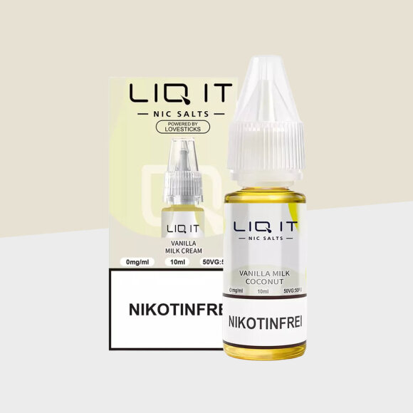 Lovesticks LIQ IT - Vanilla Milk Cream 0mg/ml - E-Liquid
