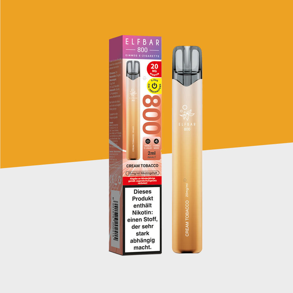 Elfbar 800 - Creamy Tobacco - Vape