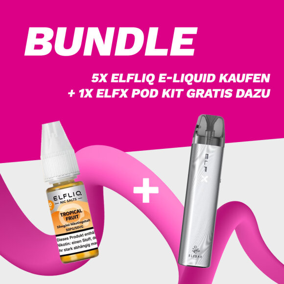 WINTERAKTION BUNDLE: 5x Elfliq + GRATIS ELFX Pod Kit