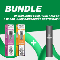 BUNDLE: 2x Bar Juice 5000 Pods (2er Pack) + GRATIS Basisgerät