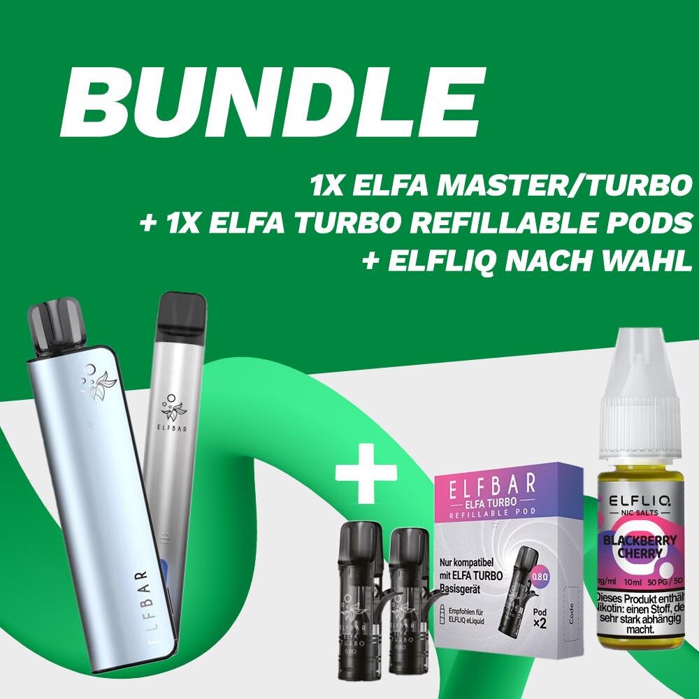 elfbar master oder turbo SPECIAL DEALS: ELFA + Leerpods + Elfliq nach Wahl, 99,99 € output power:Up To 100W elfbar master anleitung Farbe::Grau (Dark Cosmo) Elf Bar ELFX Pro