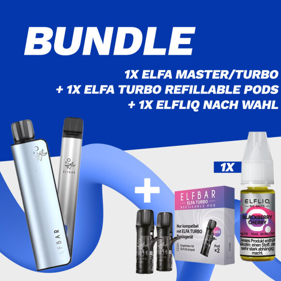 SPECIAL DEAL: ELFA Master / Turbo + Turbo Leerpods + 1 Elfliq