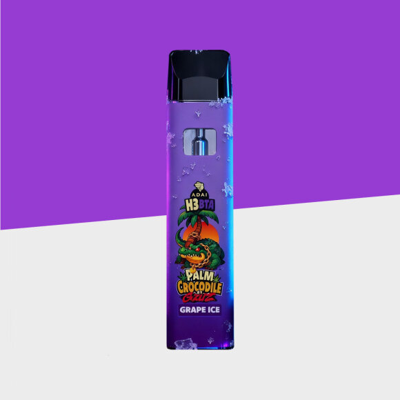 Palm Crocodile by GZUZ - Grape Ice - H3BTA - Einweg Vapes