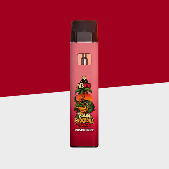 Palm Crocodile by GZUZ - Raspberry - H3BTA - Einweg Vapes