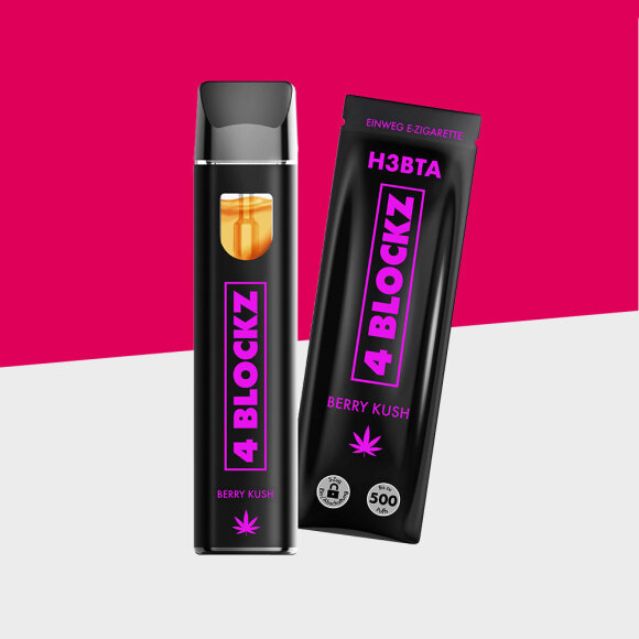 4BLOCKZ - Berry Kush - H3BTA - Einweg Vape