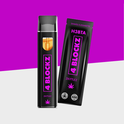 4BLOCKZ - Zkittlez - H3BTA - Einweg Vape