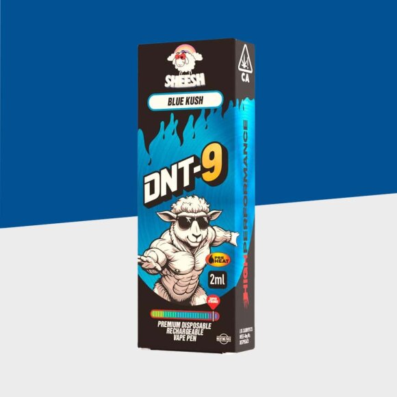 SHEESH - Blue Kush - DNT-9 - Einweg Vape