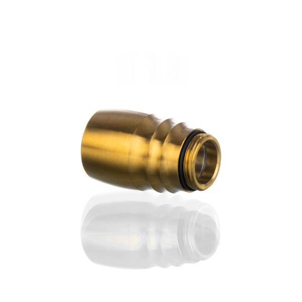 Aladin MVP Hose Connector Small with 18/8 Ground gold
