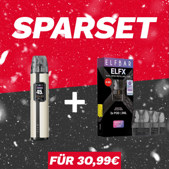 AKTION: 1x ELFX Pro kaufen + Refillable Pods GRATIS dazu