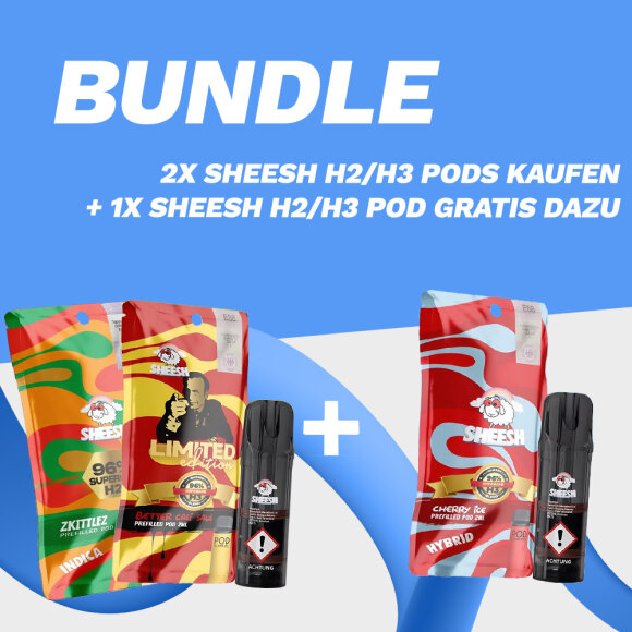 2x SHEESH Pods kaufen und 1x GRATIS dazu