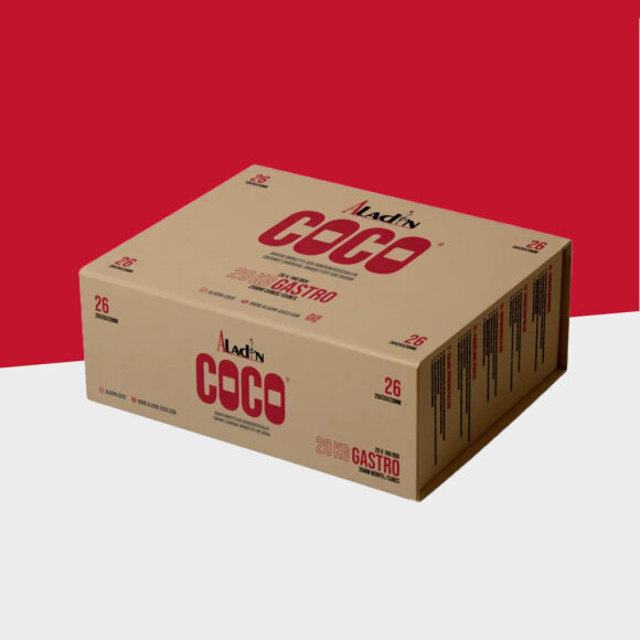 Aladin Coco - 26er - Naturkohle - 20kg