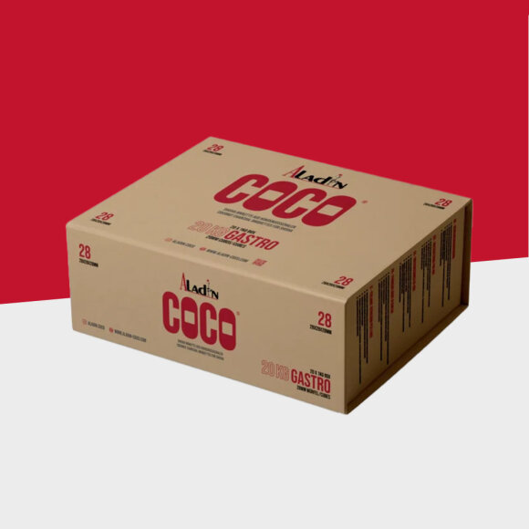 Aladin Coco - 28er - Naturkohle - 20kg