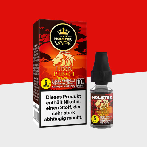 Holster - Lion Punch 5mg/ml - E-Liquid