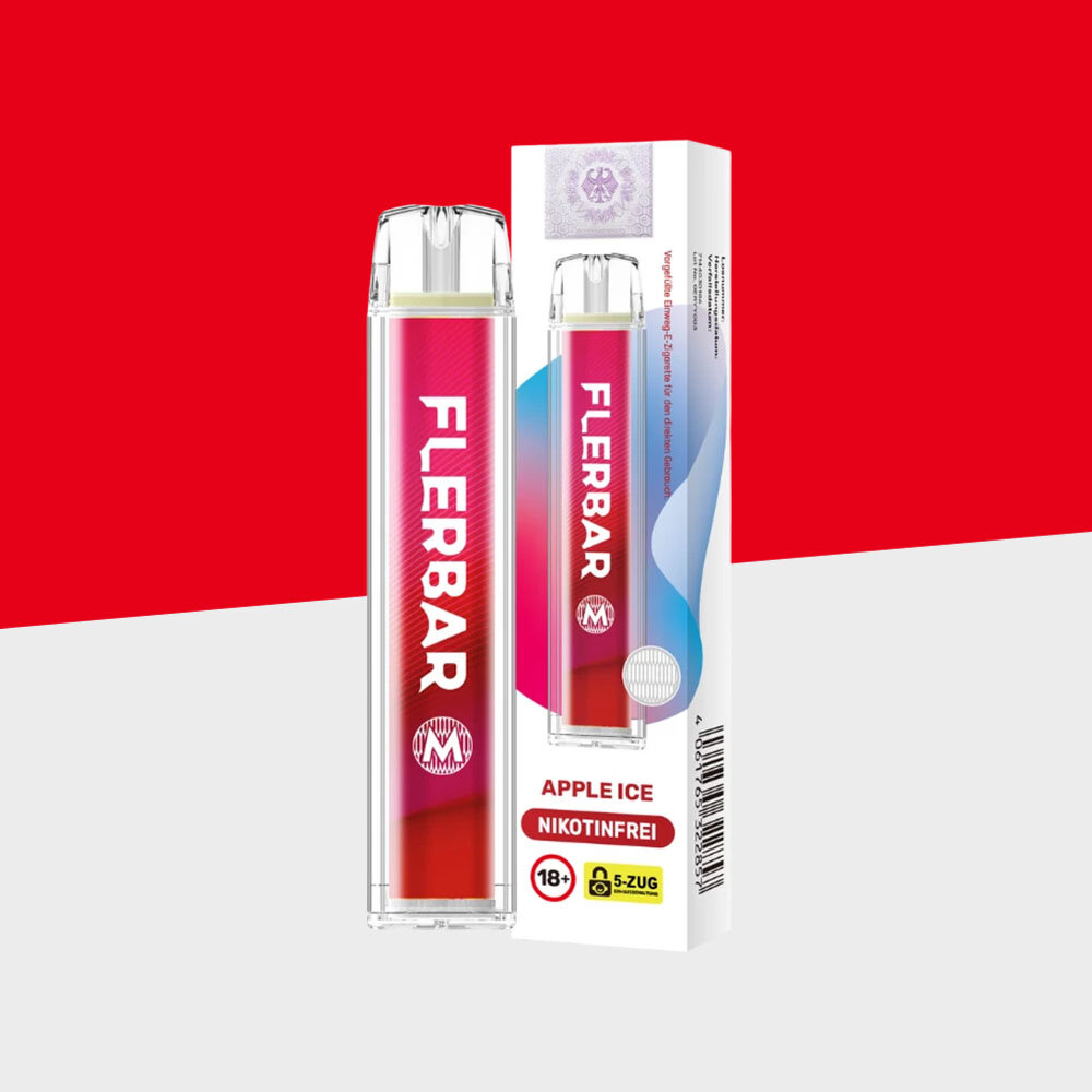 Flerbar M - Apple Ice Nikotinfrei - Vape