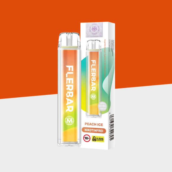 Flerbar M - Peach Ice Nikotinfrei - Einweg Vape
