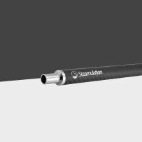 Steamulation - Schwarz Matt - Carbon Mundstück