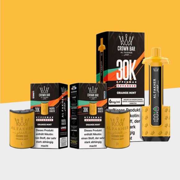 Al Fakher 30K Hypermax - Orange Mint