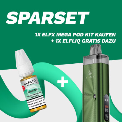 AKTION: 1x ELFX Mega kaufen + 1x Elfliq GRATIS dazu