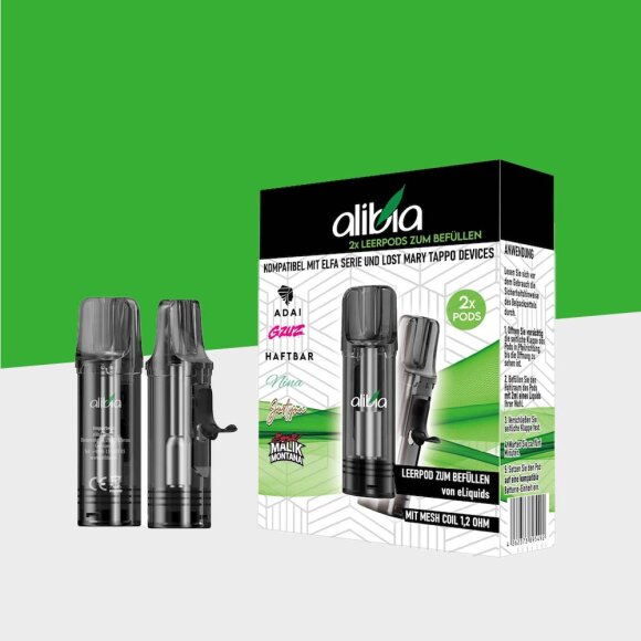 Alibia - Refillable Leerpod (2er Pack)